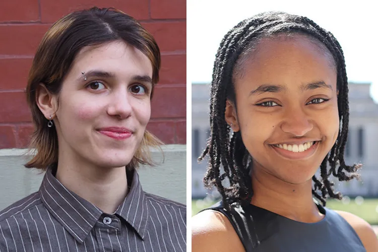Pictured left: Eloise Benoit Pictured right: Obse Abebe